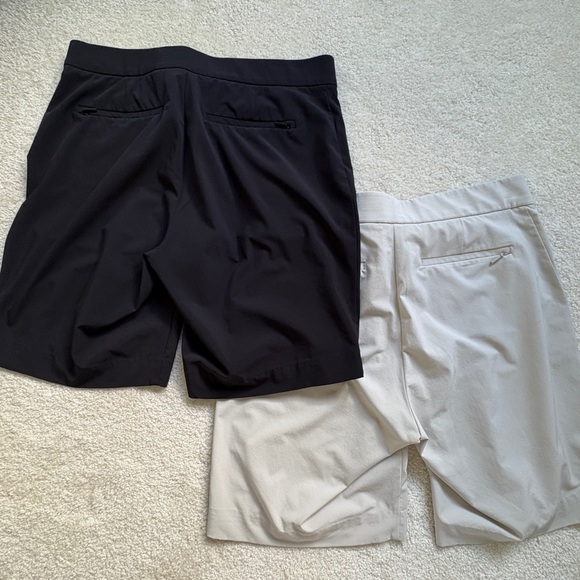 Athleta Bermuda shorts, 2 pairs. One black and one beige - Picture 4 of 9